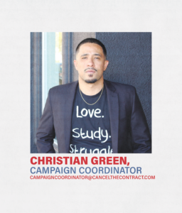 Christian Green, Campaign Coordinator
